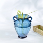 solid color glass vase